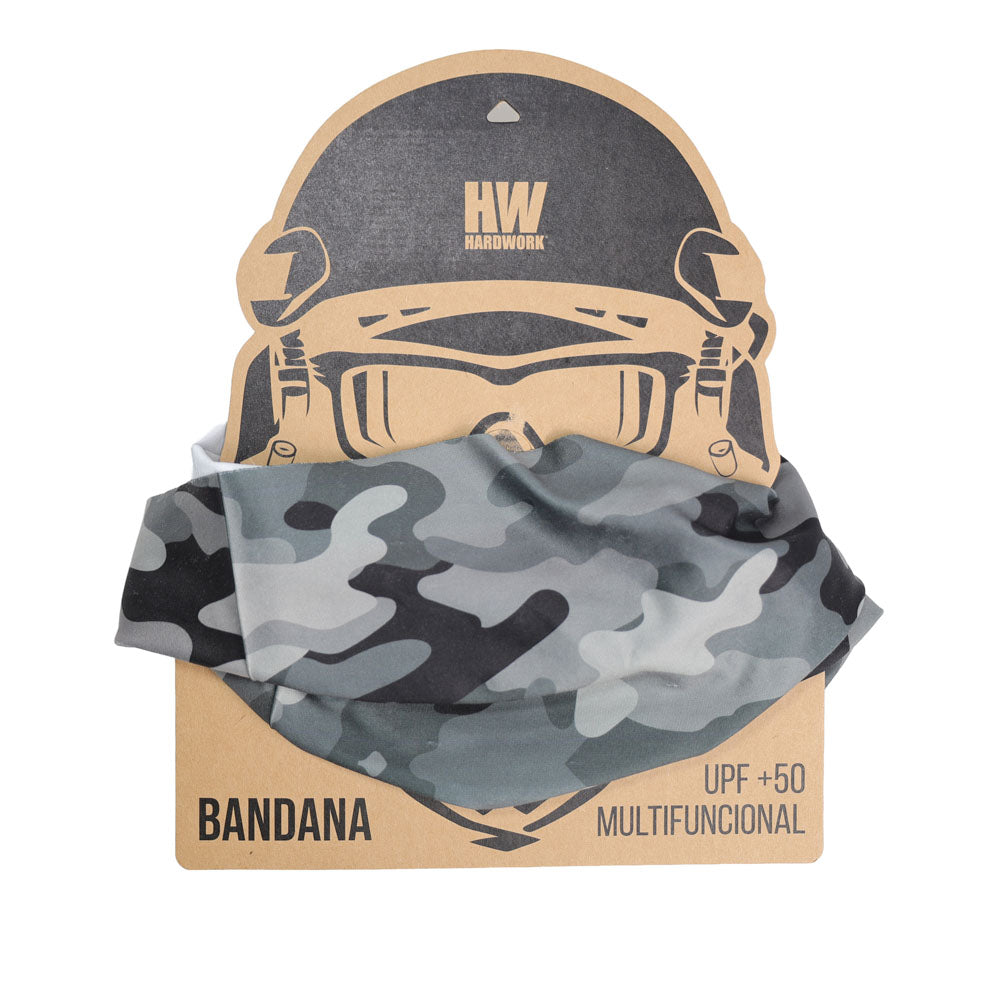 Bandana tubular Miner Camo UV50 Hardwork – vista 1