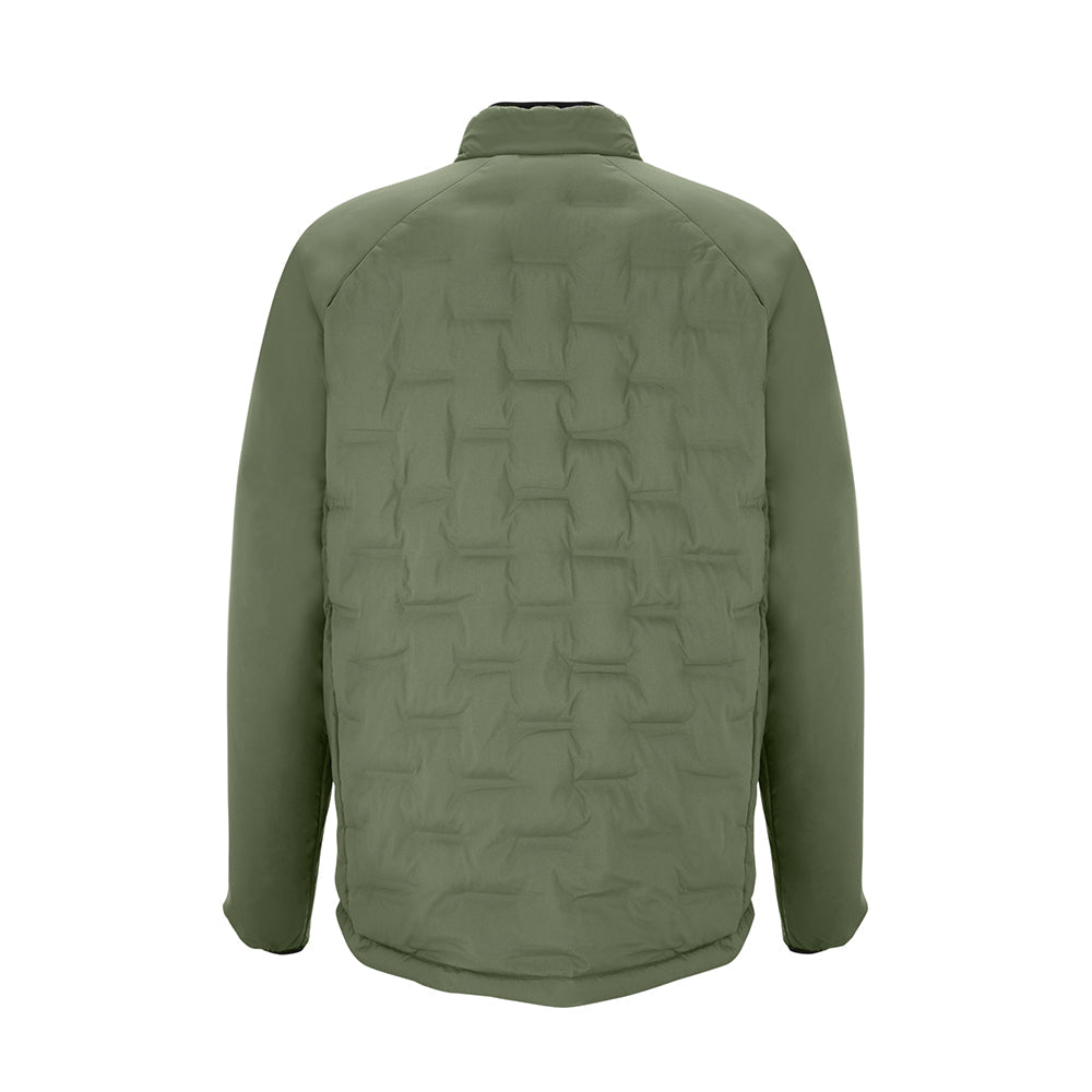 Parka Insulada Explorer sin Gorro Hombre color verde oliva – vista 3