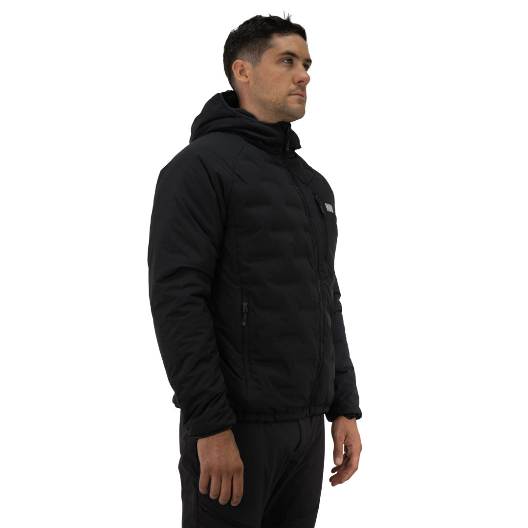Parka Insulada Explorer Hombre color negro – vista 3