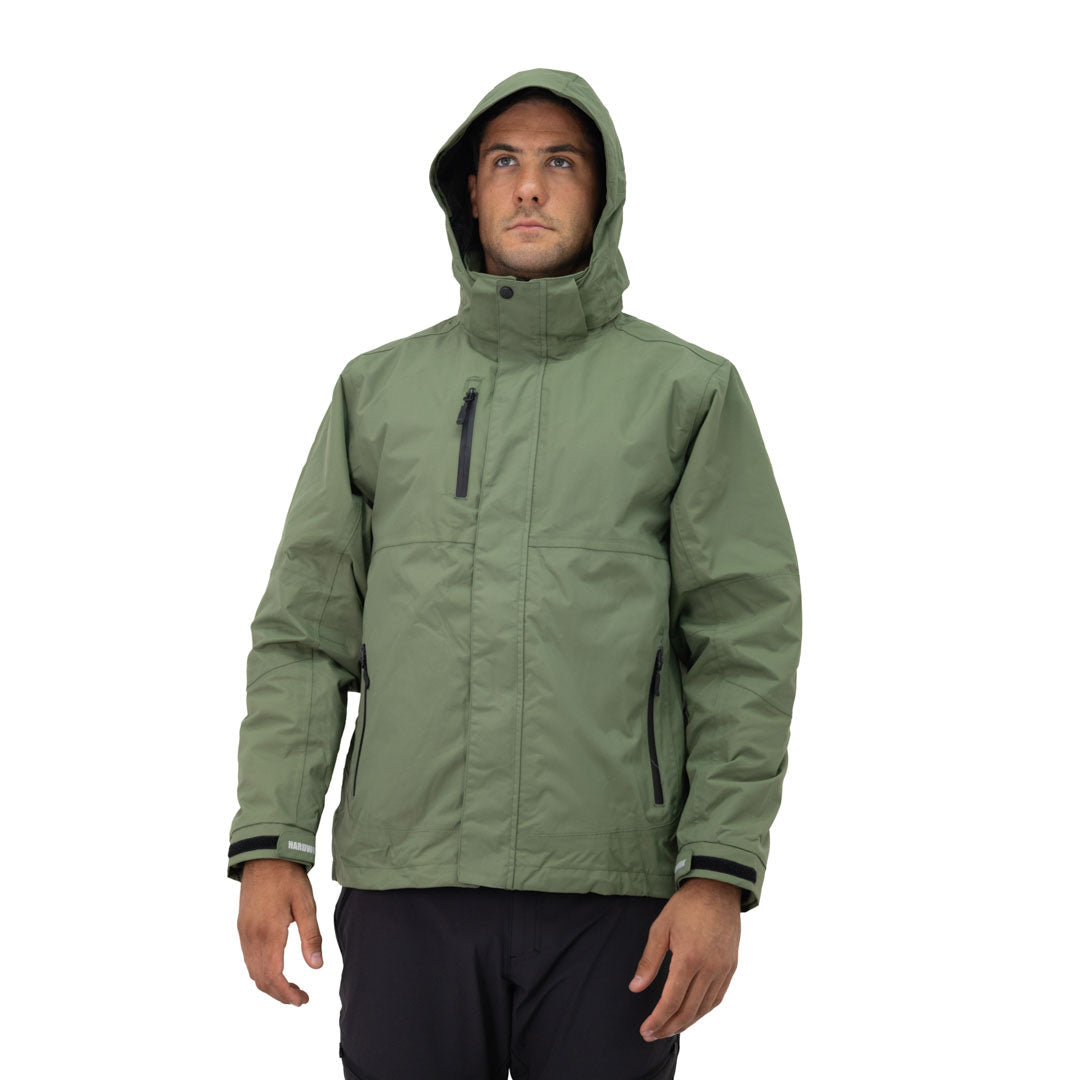 Parka 3 en 1 Reno Hombre color verde oliva