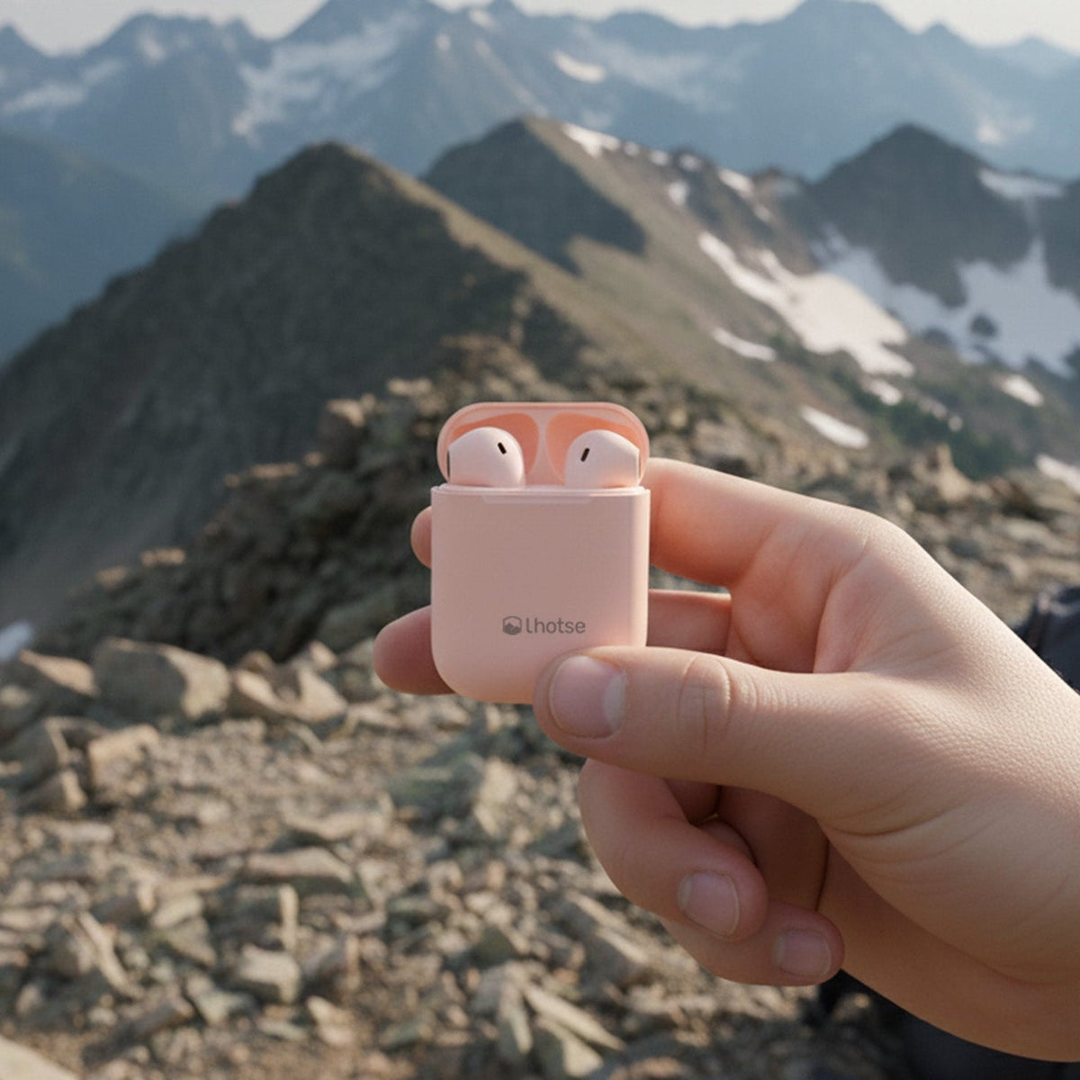 Audífonos Inalámbricos RM12 Rosado · Lhotse