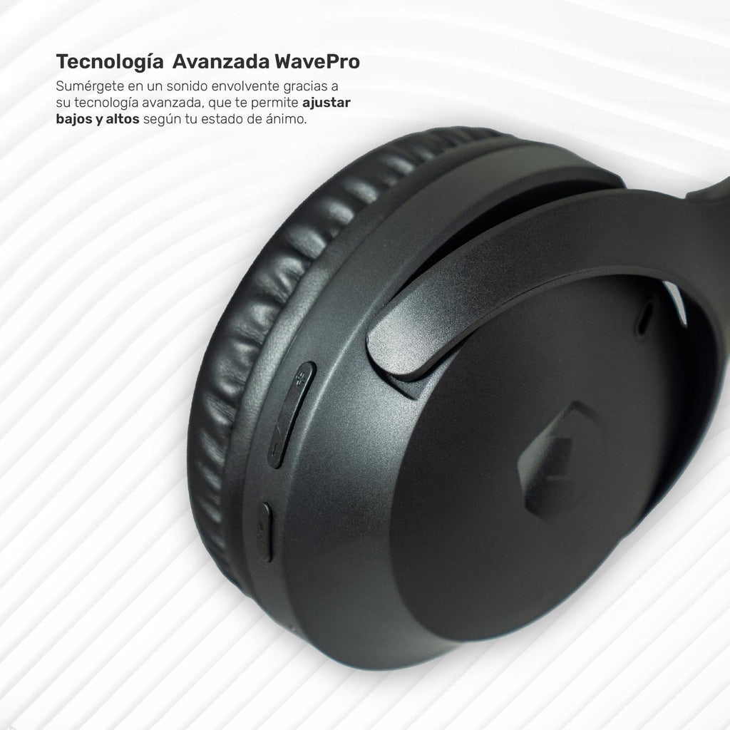 Audífonos Over Ear WavePro Lhotse color negro