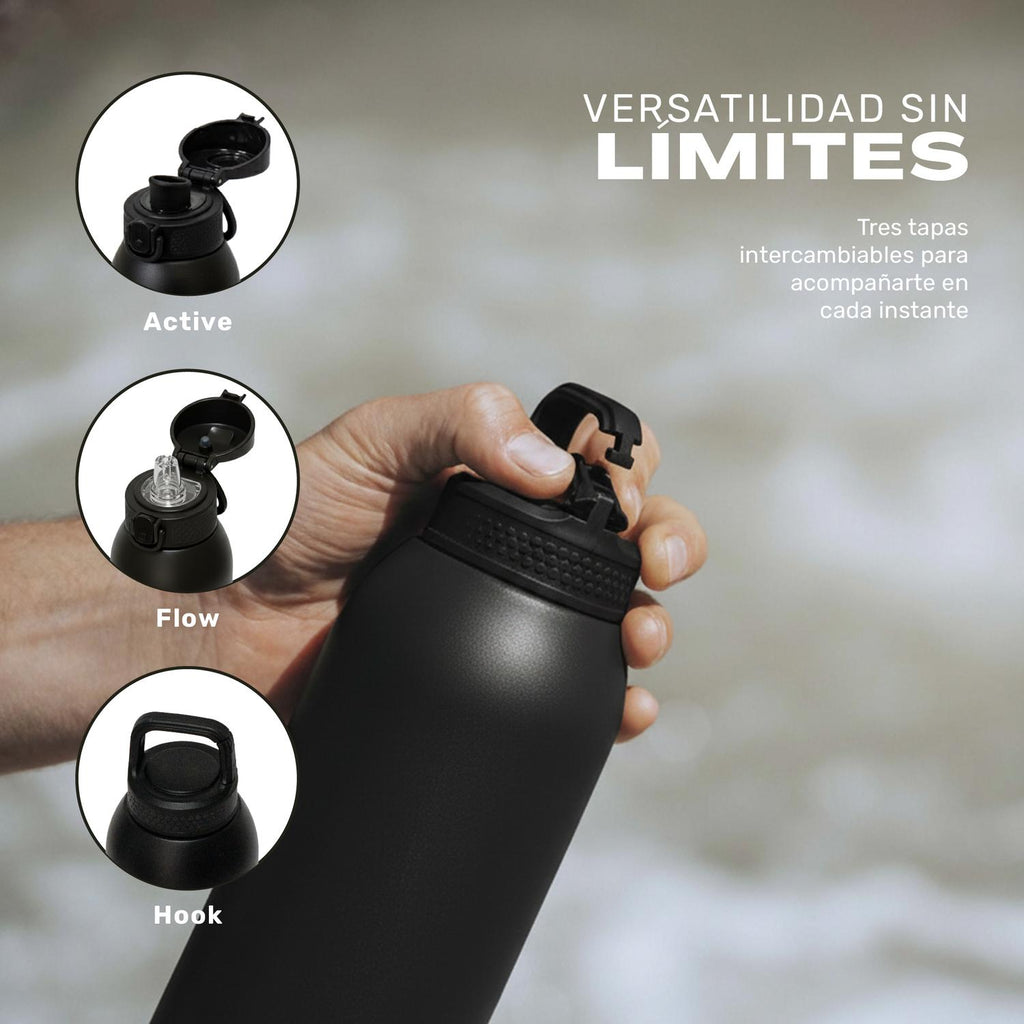 Botella Térmica HydroCore 1 L con 3 Tapas