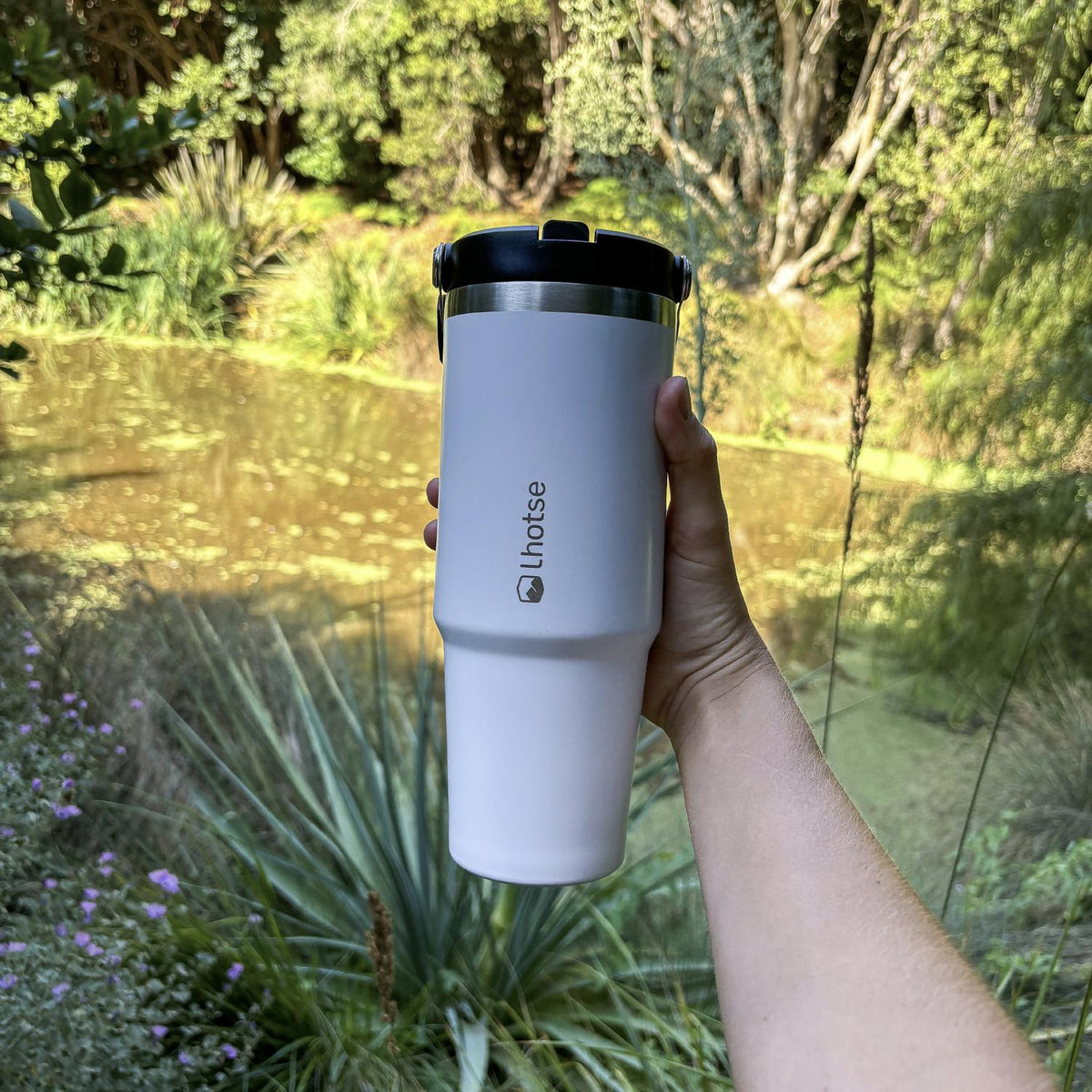 Botella Térmica Travel Mug 900 ml Lhotse color blanco