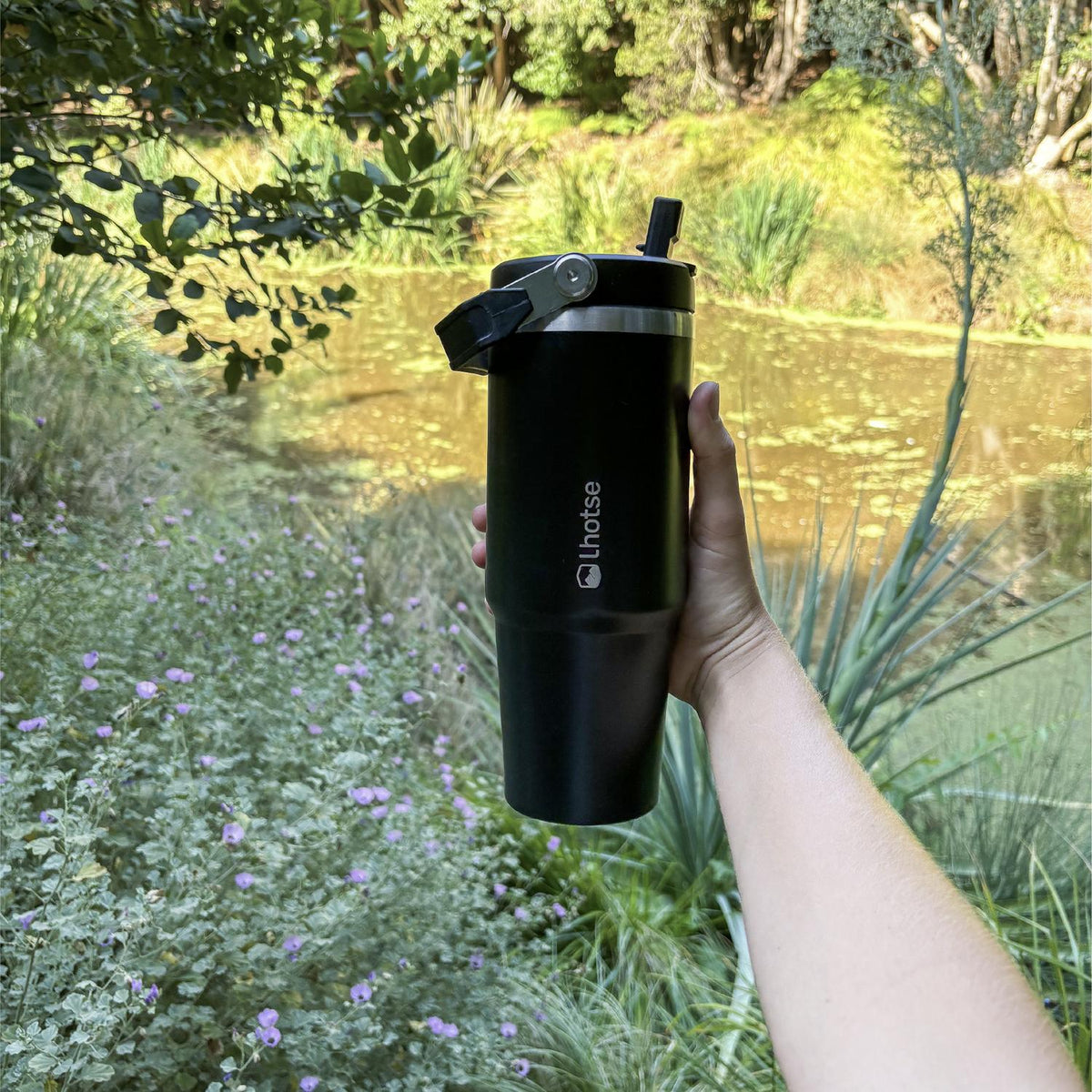Botella Térmica Travel Mug 900 ml Lhotse color negro