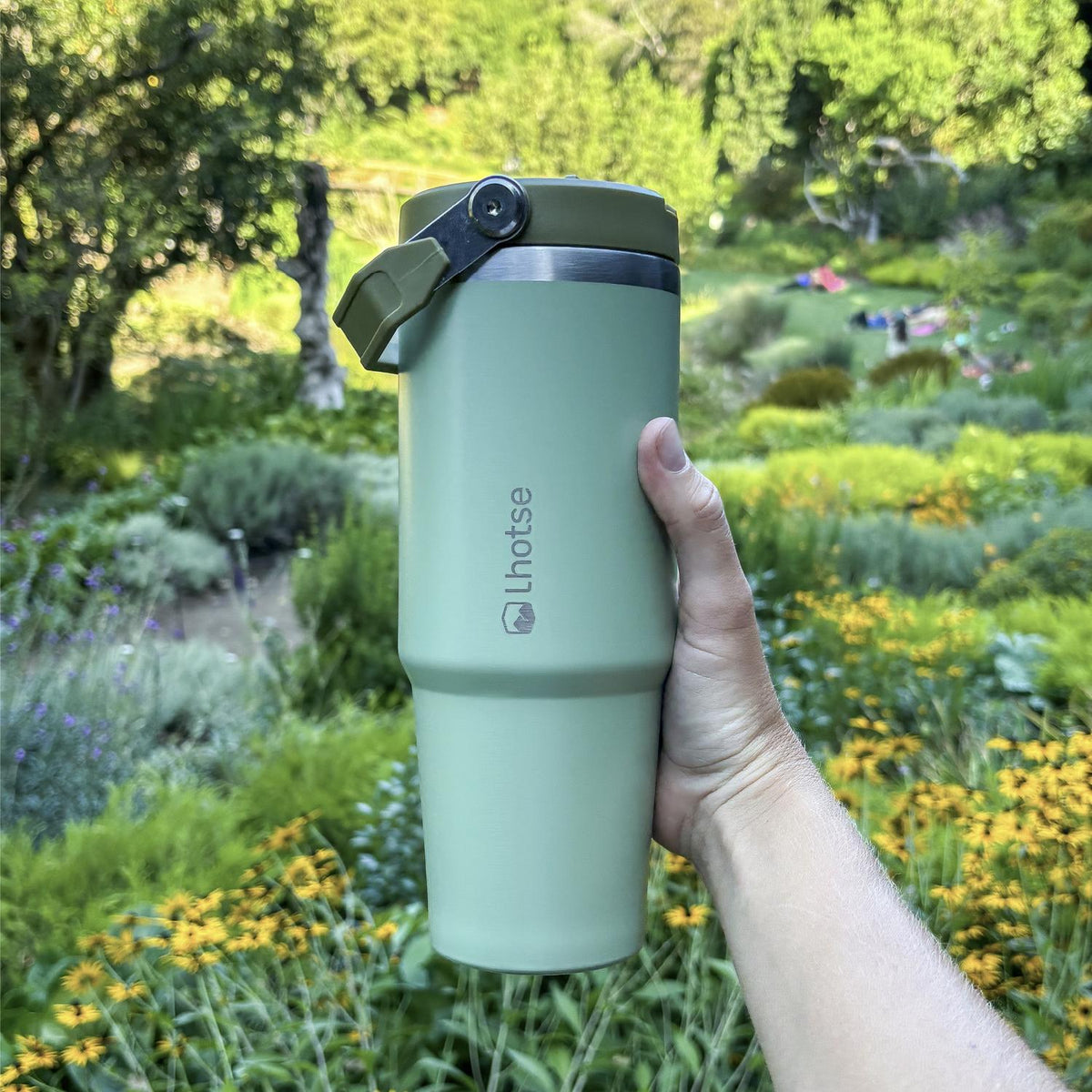 Botella Térmica Travel Mug 900 ml Lhotse color verde