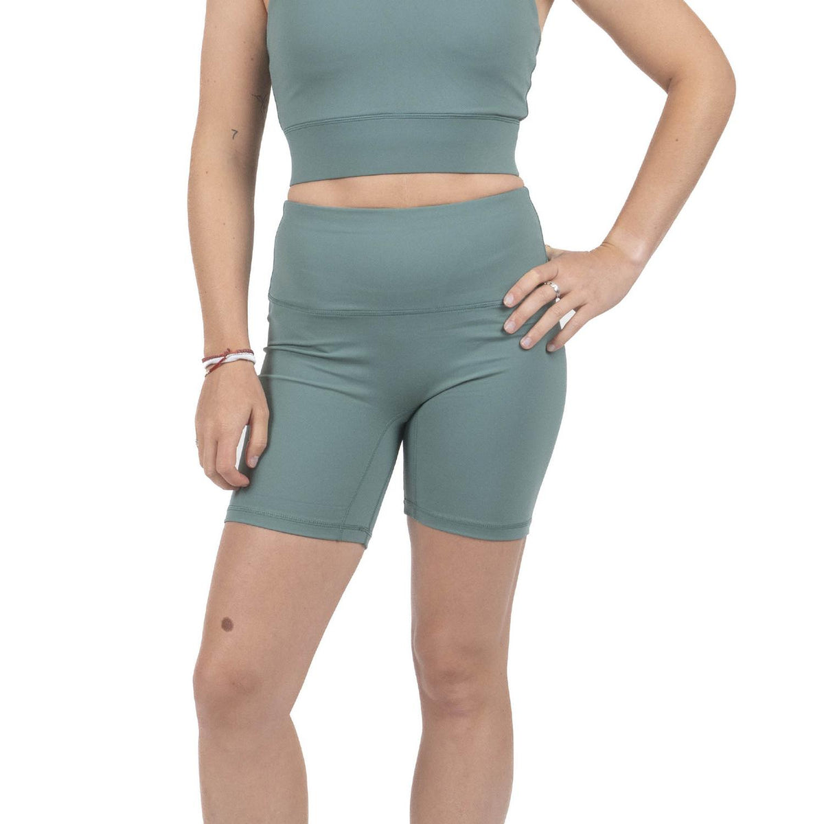Calza Biker Dhara Mujer Lhotse color verde