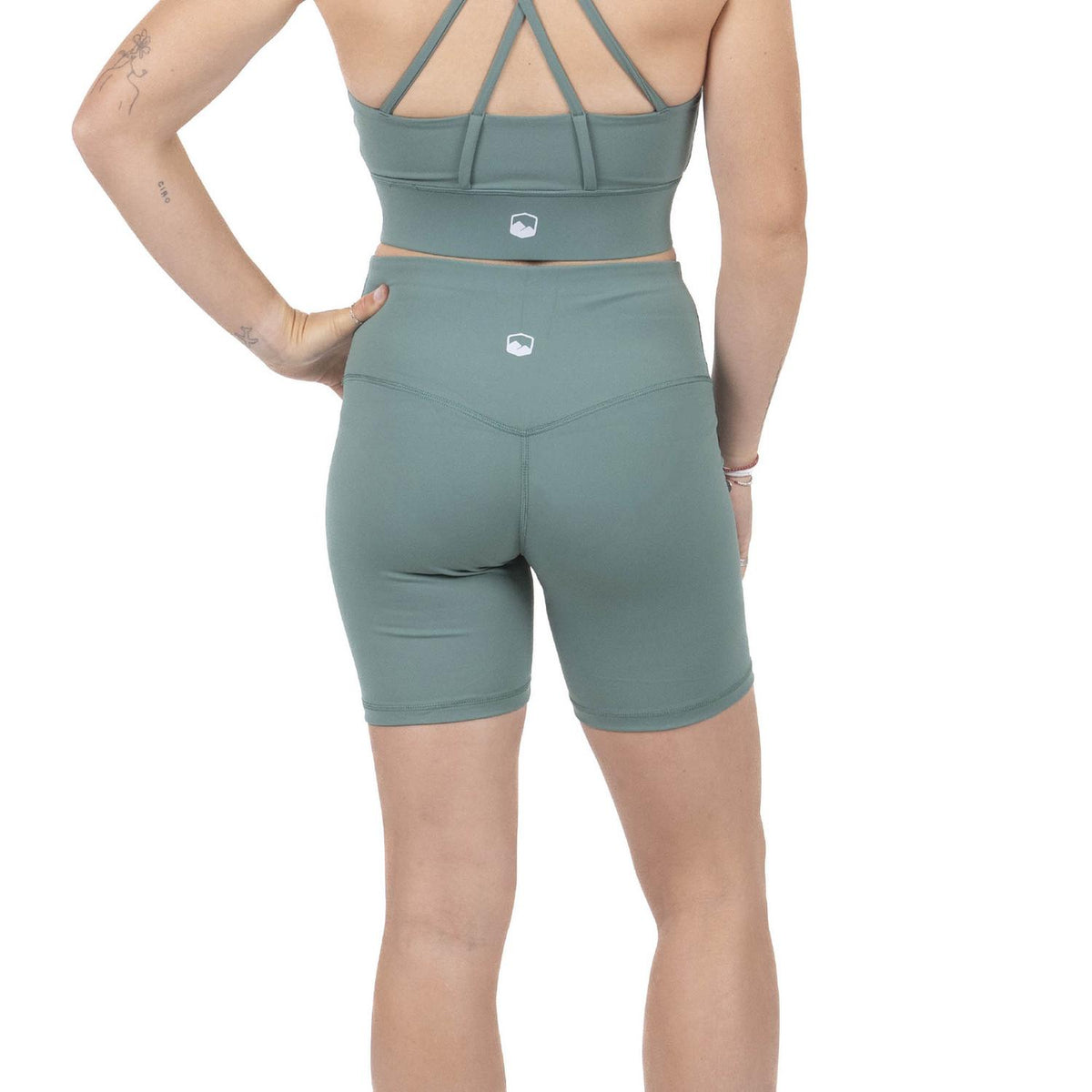 Calza Biker Dhara Mujer Lhotse color verde