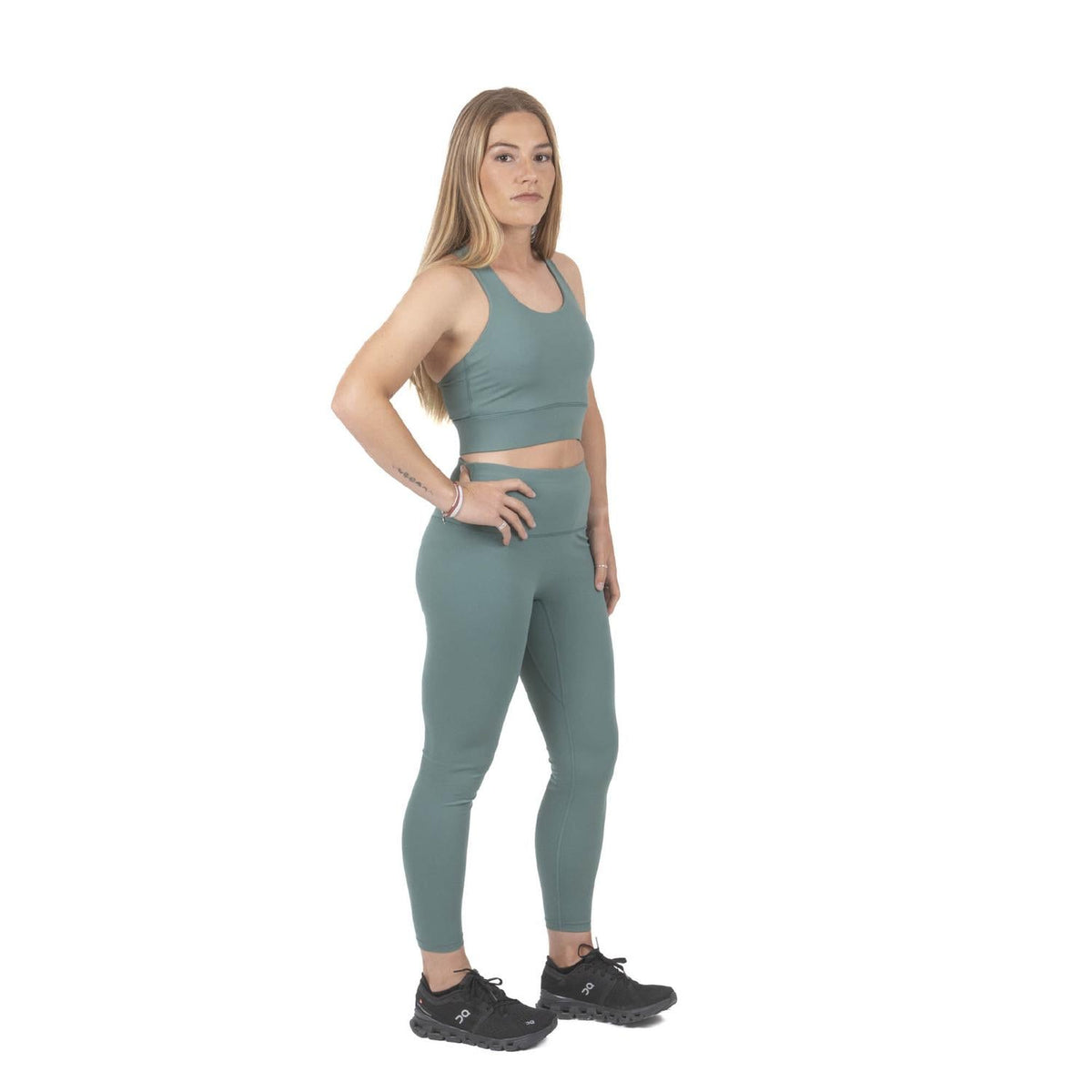 Calza Legging Bergenia Mujer Lhotse color verde