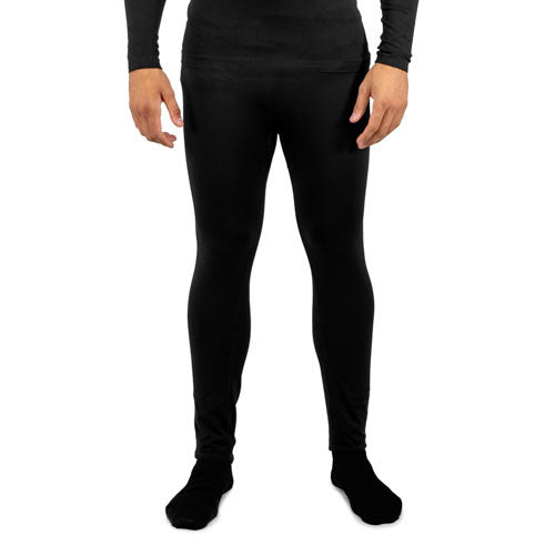 Calza térmica Patagonia Spandex Hardwork para hombre color negro – otro ángulo