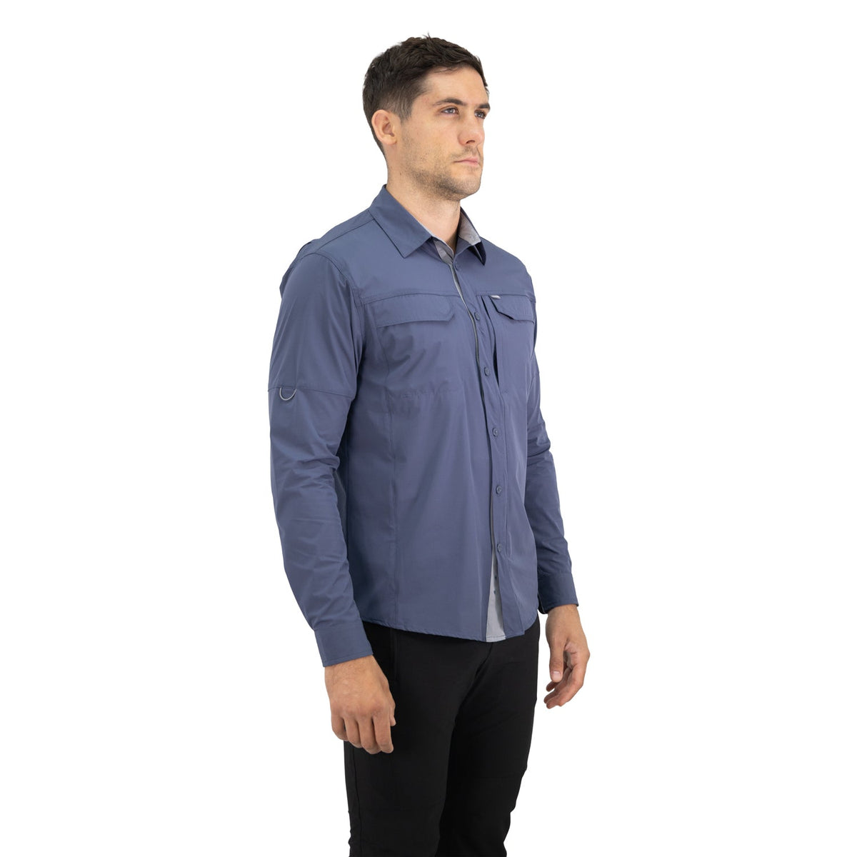 Camisa Antakari Hardwork para hombre color azul