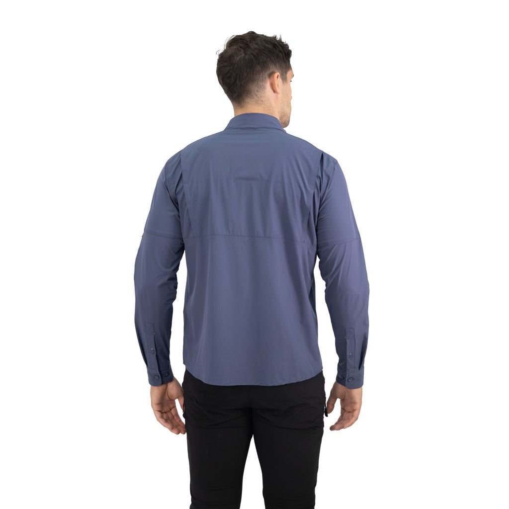 Camisa Antakari Hardwork para hombre color azul