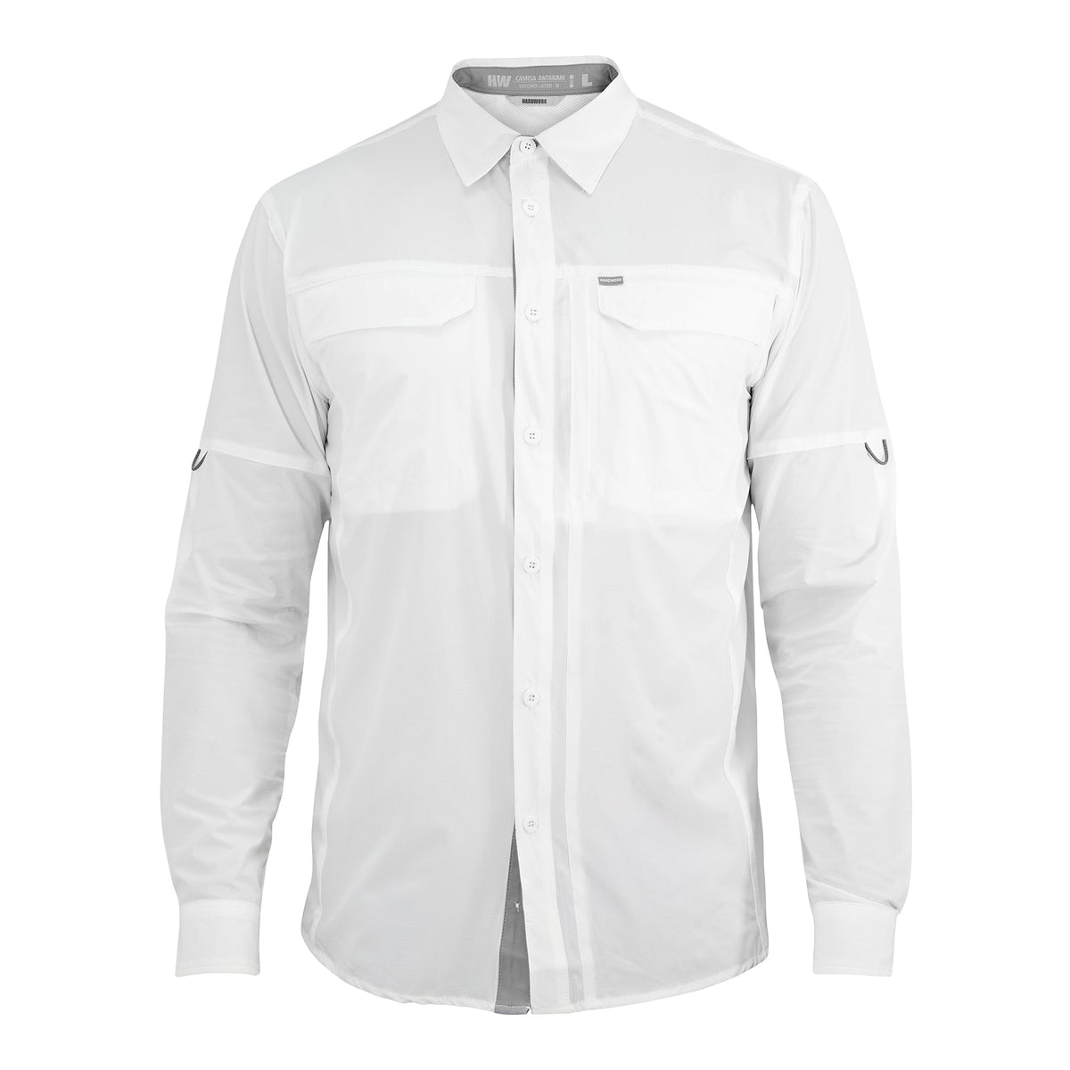 Camisa Antakari Hardwork para hombre color blanco