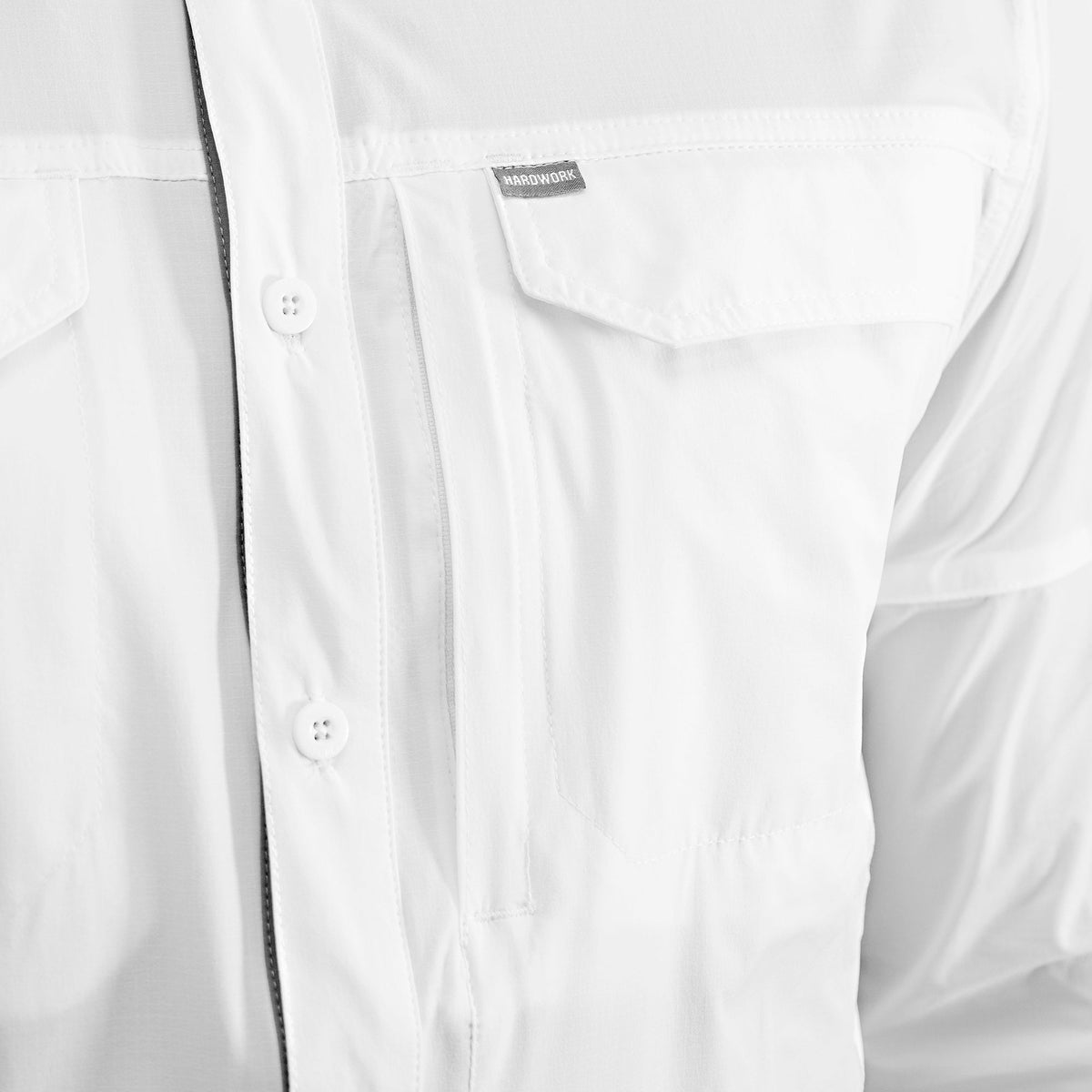 Camisa Antakari Hardwork para hombre color blanco