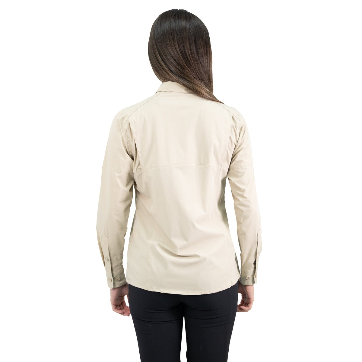 Camisa Antakari Hardwork para mujer color beige