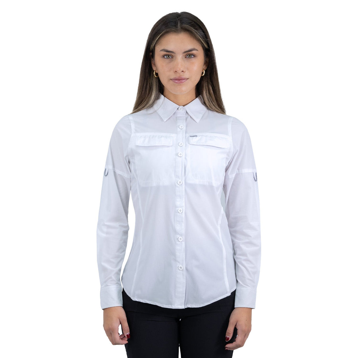 Camisa Antakari Hardwork para mujer color blanco