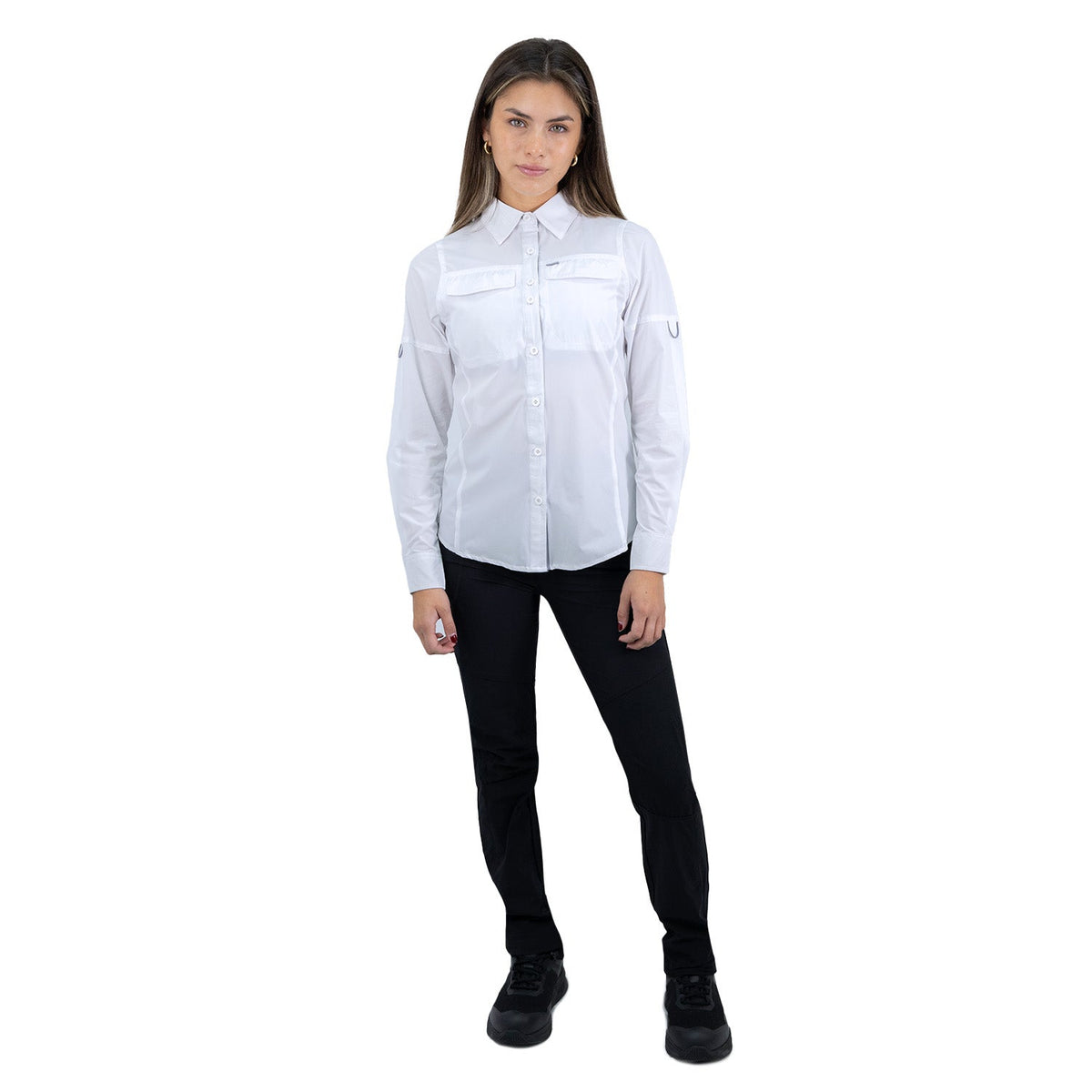 Camisa Antakari Hardwork para mujer color blanco