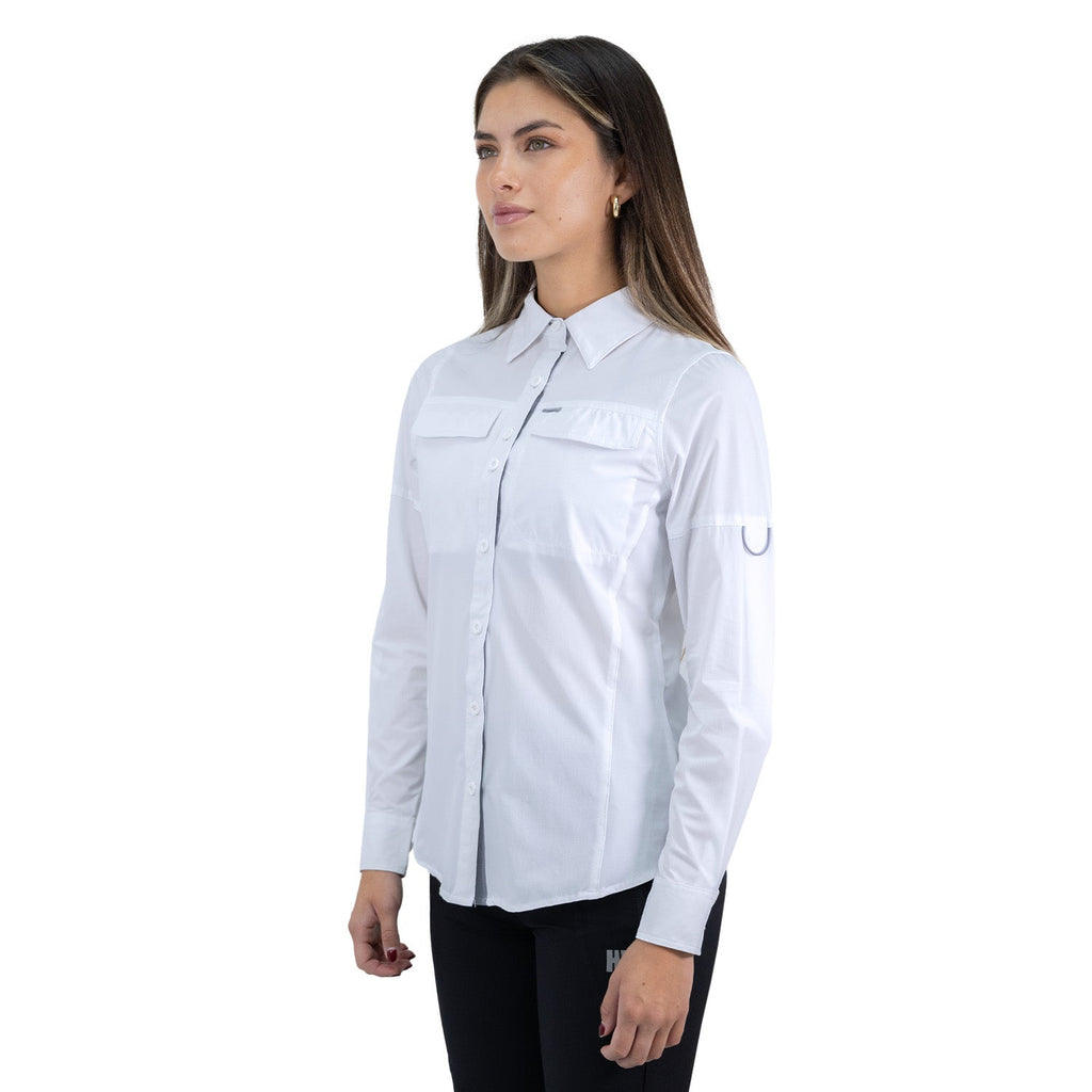 Camisa Antakari Hardwork para mujer color blanco