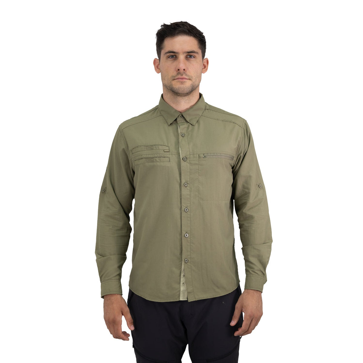 Camisa Arizona Hardwork para hombre color verde oliva