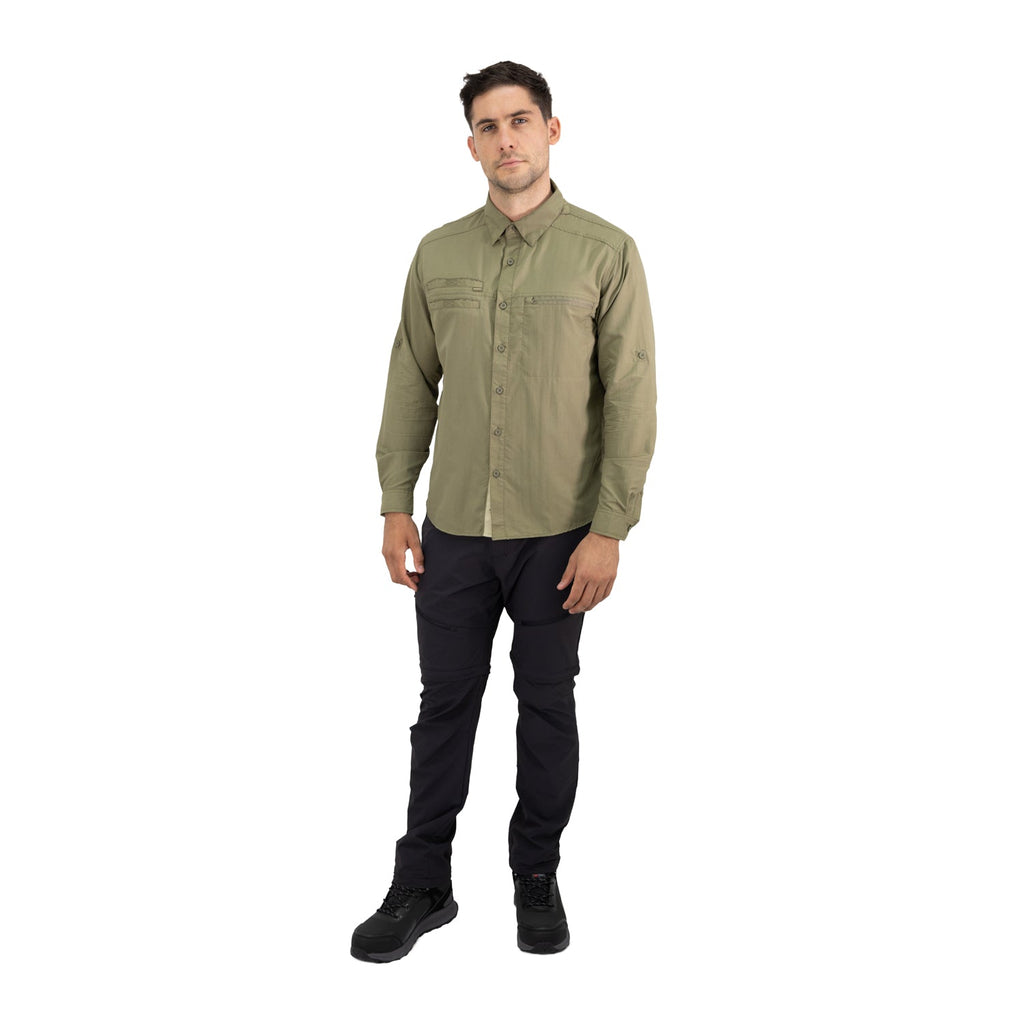 Camisa Arizona Hardwork para hombre color verde oliva