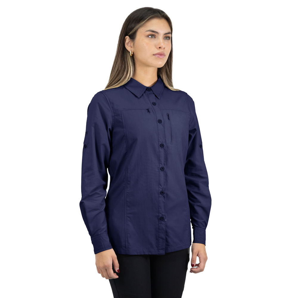 Camisa Arizona Hardwork para mujer color azul