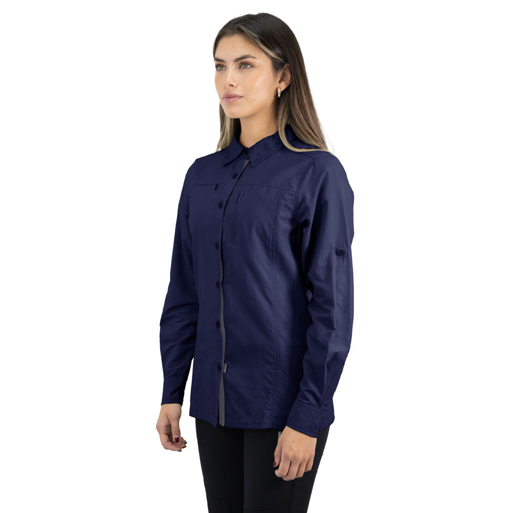 Camisa Arizona Hardwork para mujer color azul