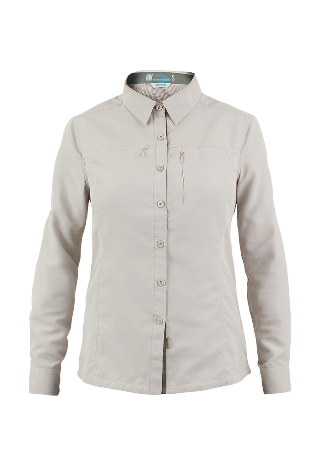 Camisa Arizona Regular Hardwork para mujer color beige
