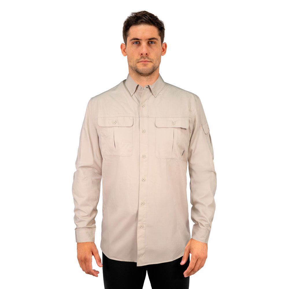 Camisa Horizon Hardwork color beige
