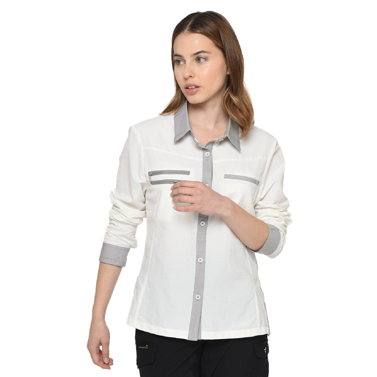 Camisa Virginia Panama Jack para mujer color blanco – otro ángulo