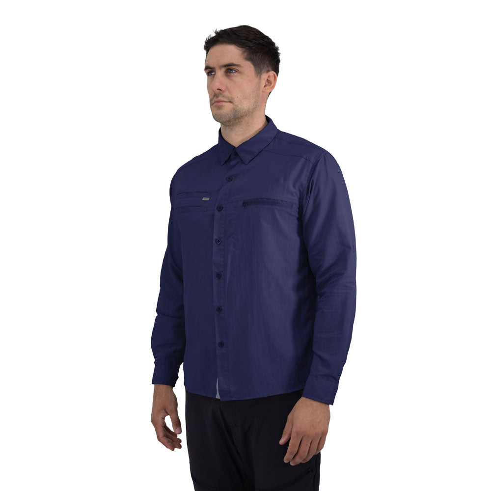 Camisa Arizona Hombre color azul – vista 3