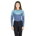 Camiseta primera capa Ecopper Hardwork para mujer color azul