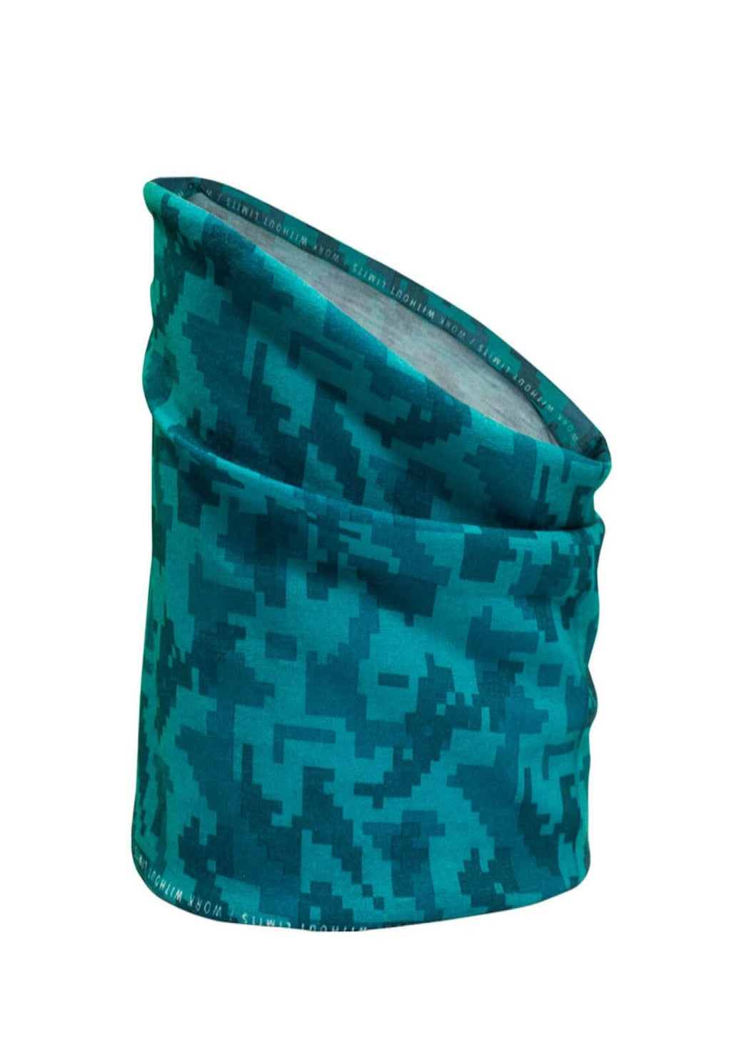 Bandana tubular antibacterial Hardwork camuflado azul