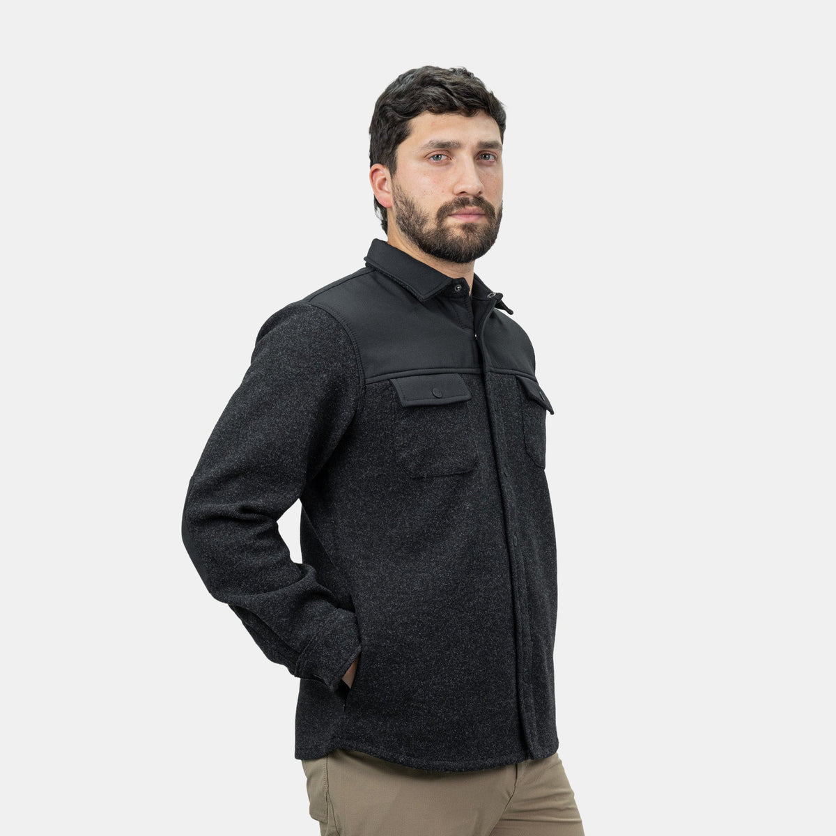 Chaqueta Boston Hardwork para hombre color negro