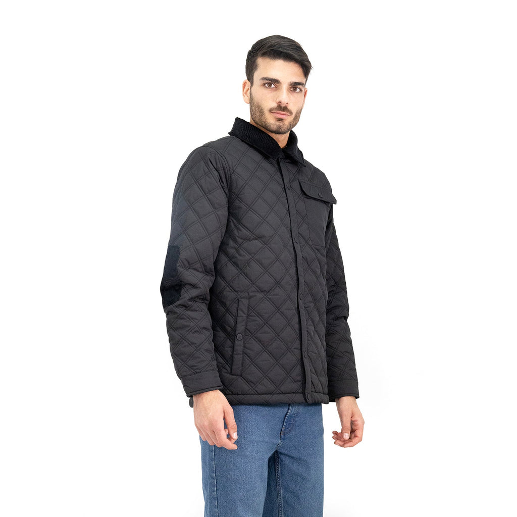 Chaqueta Hunter Quebec para hombre color negro – otro ángulo