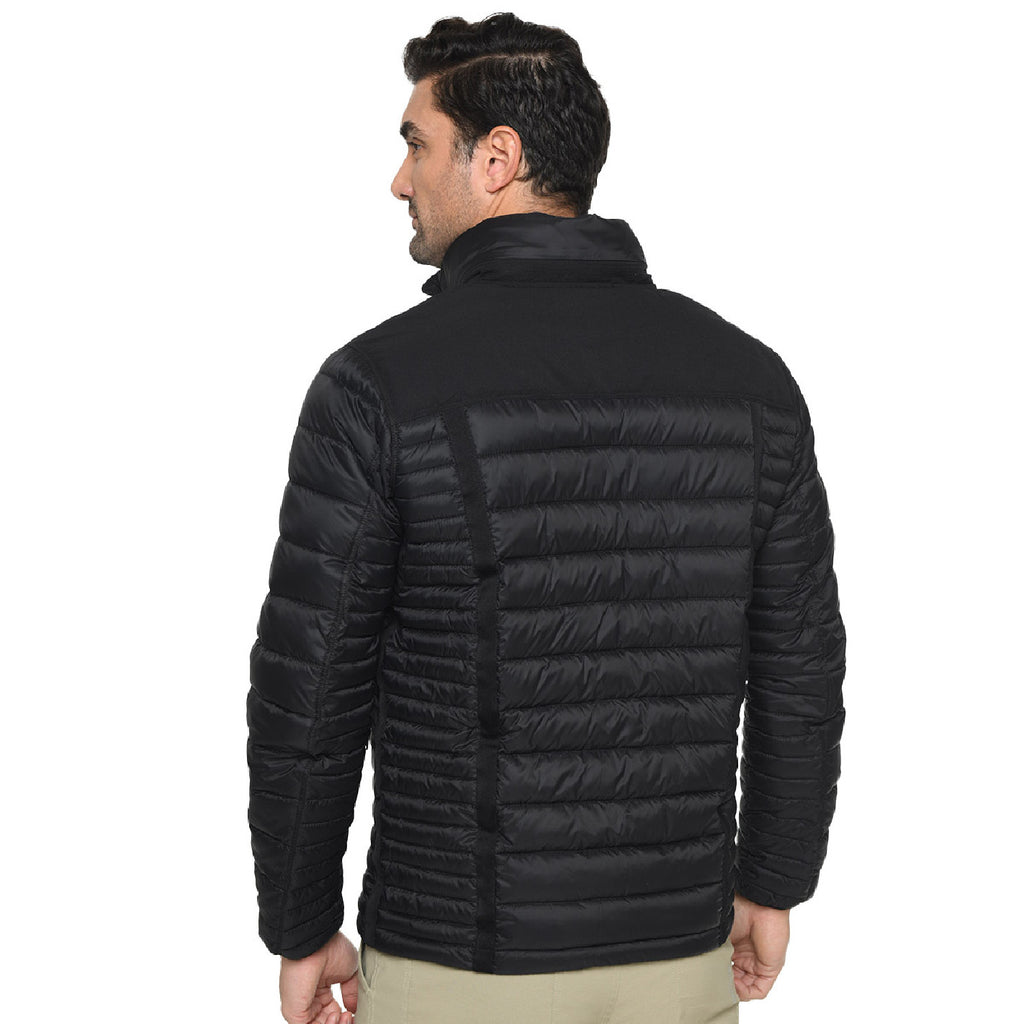 Chaqueta Nebraska Panama Jack para hombre color negro – otro ángulo