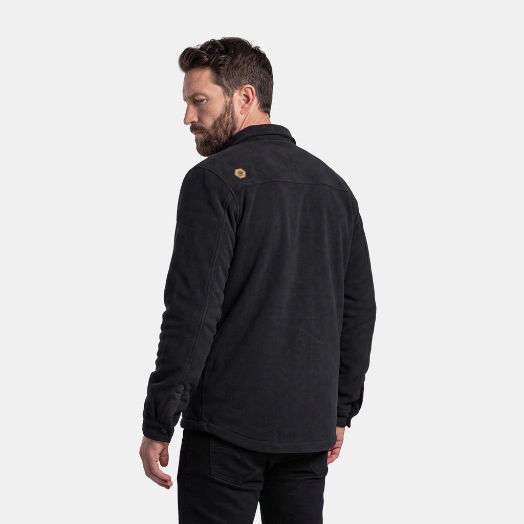 Chaqueta polar Grizzly Quebec para hombre color negro