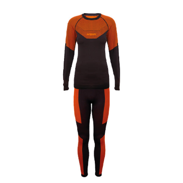 Conjunto interior térmico Ecopper Hardwork para mujer color negro
