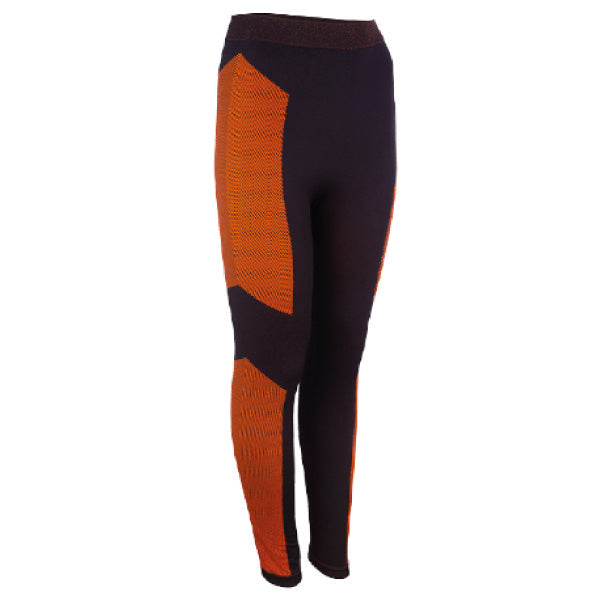 Conjunto interior térmico Ecopper Hardwork para mujer color negro – detalle de la prenda
