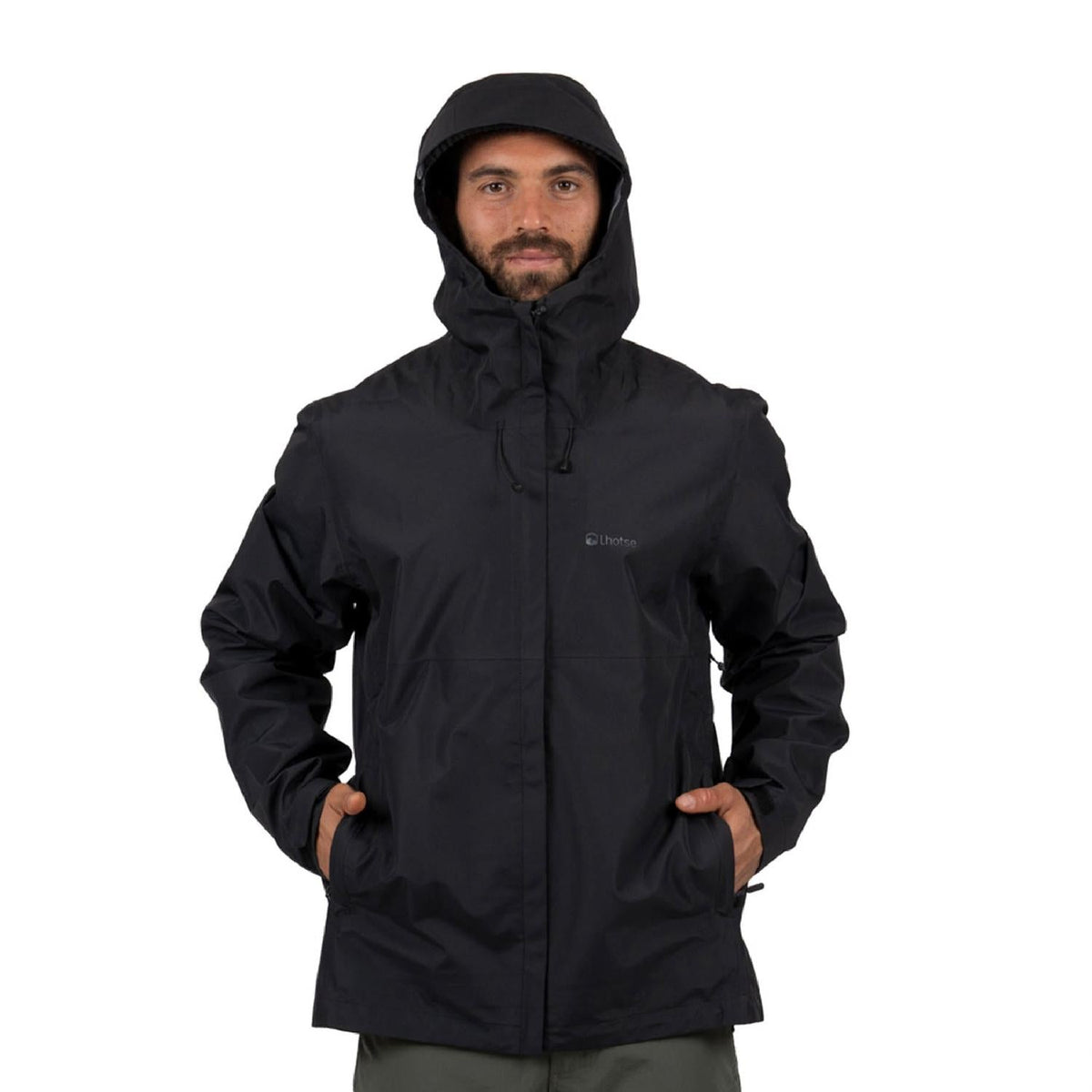 Cortaviento Impermeable Gorak Shep Hombre Lhotse color negro