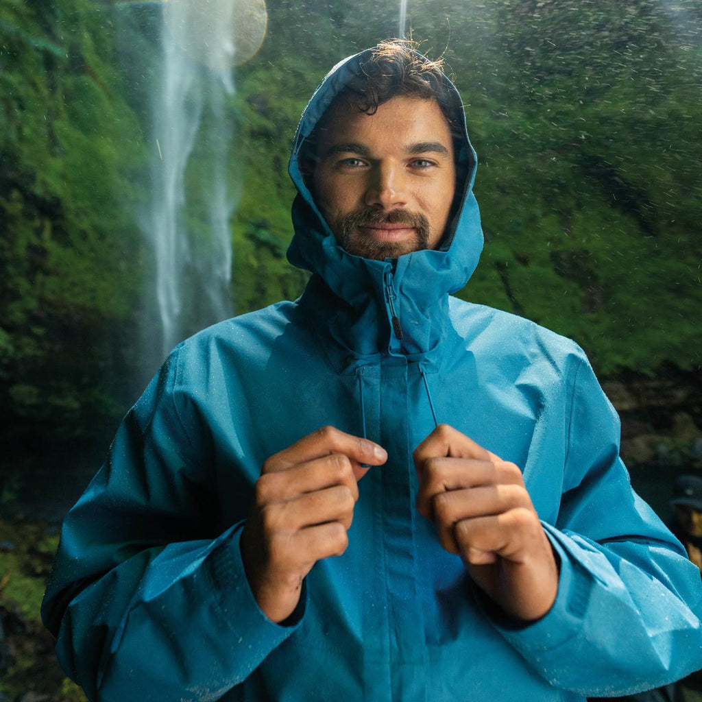 Cortaviento Impermeable Gorak Shep Hombre Lhotse color azul