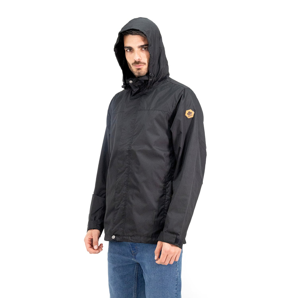 Cortaviento Storm Quebec para hombre color negro