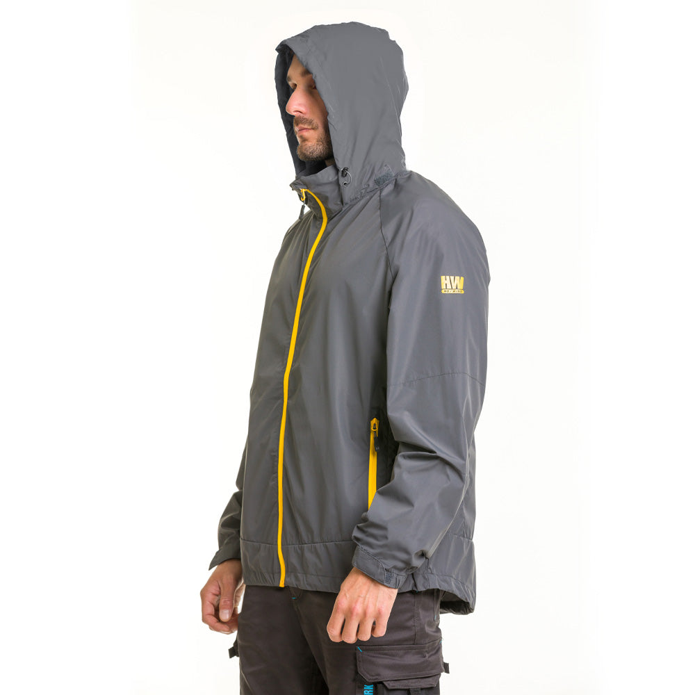 Cortaviento Vent Hardwork para hombre color gris carbón