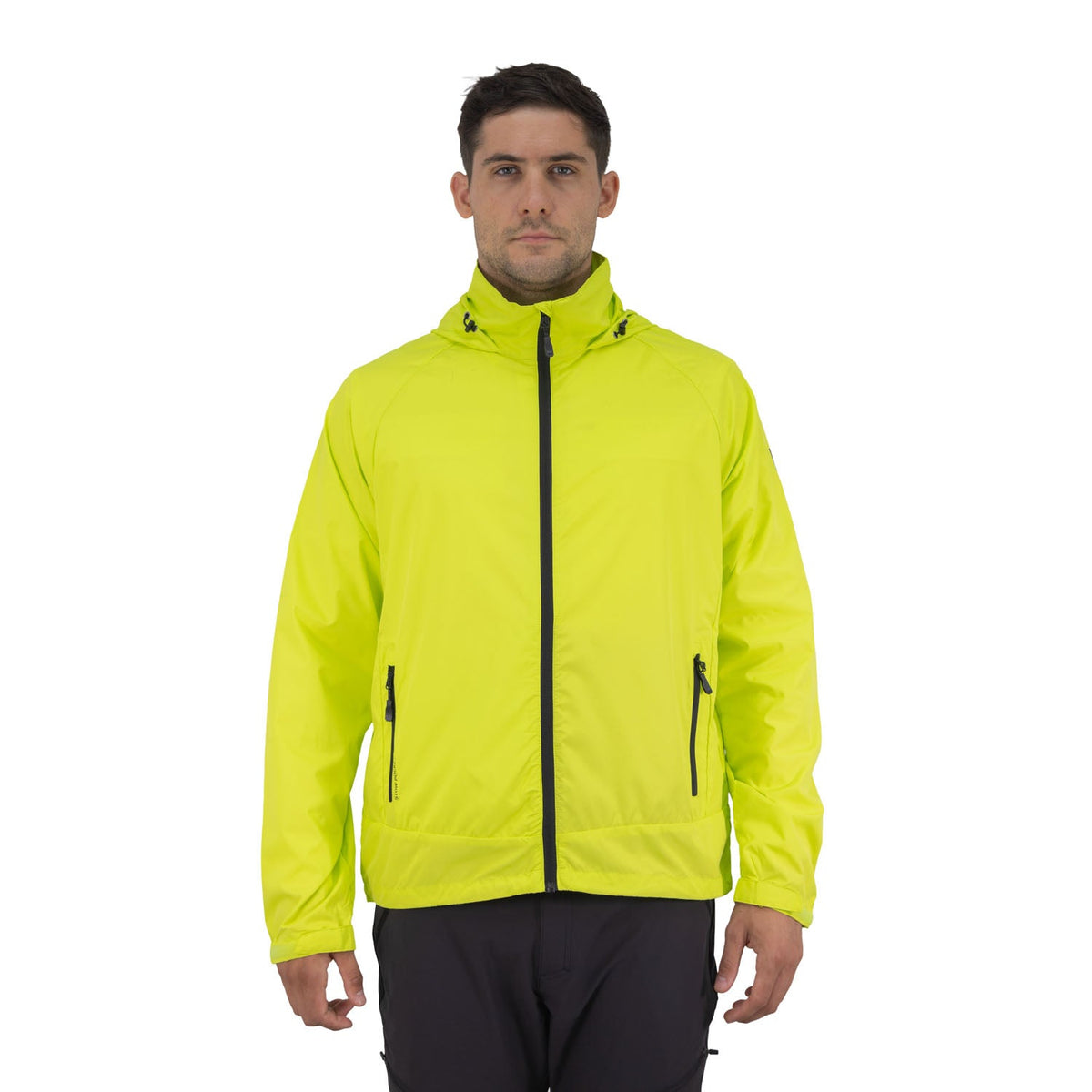 Cortaviento Vent Hardwork para hombre color lima