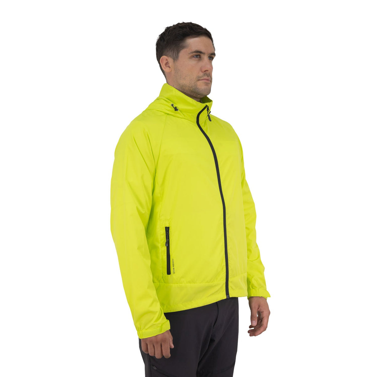 Cortaviento Vent Hardwork para hombre color lima