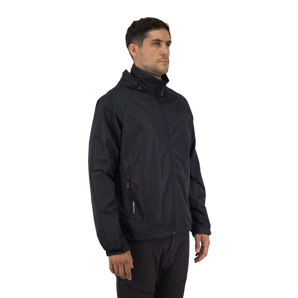 Cortaviento Vent Hardwork para hombre color negro
