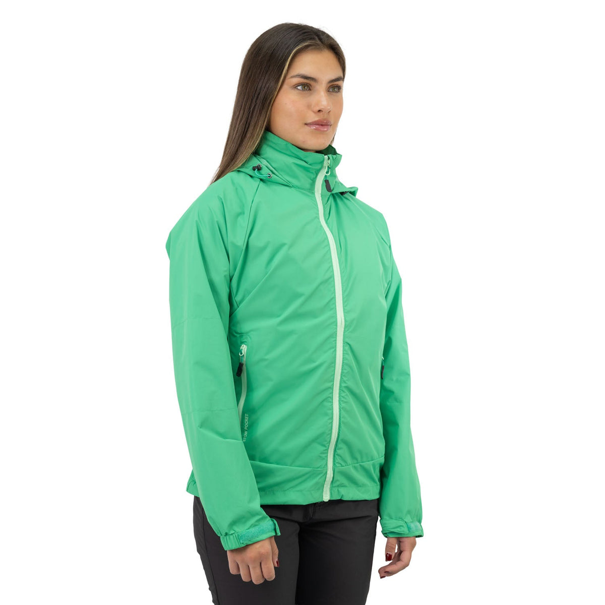 Cortaviento Vent Hardwork para mujer color menta