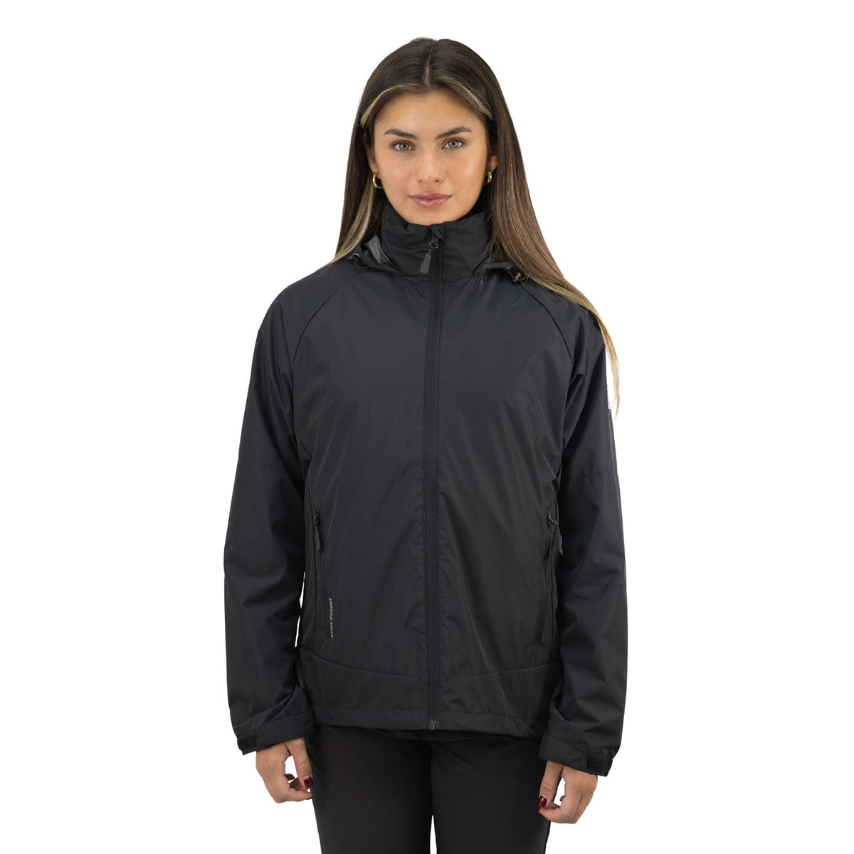 Cortaviento Vent Hardwork para mujer color negro