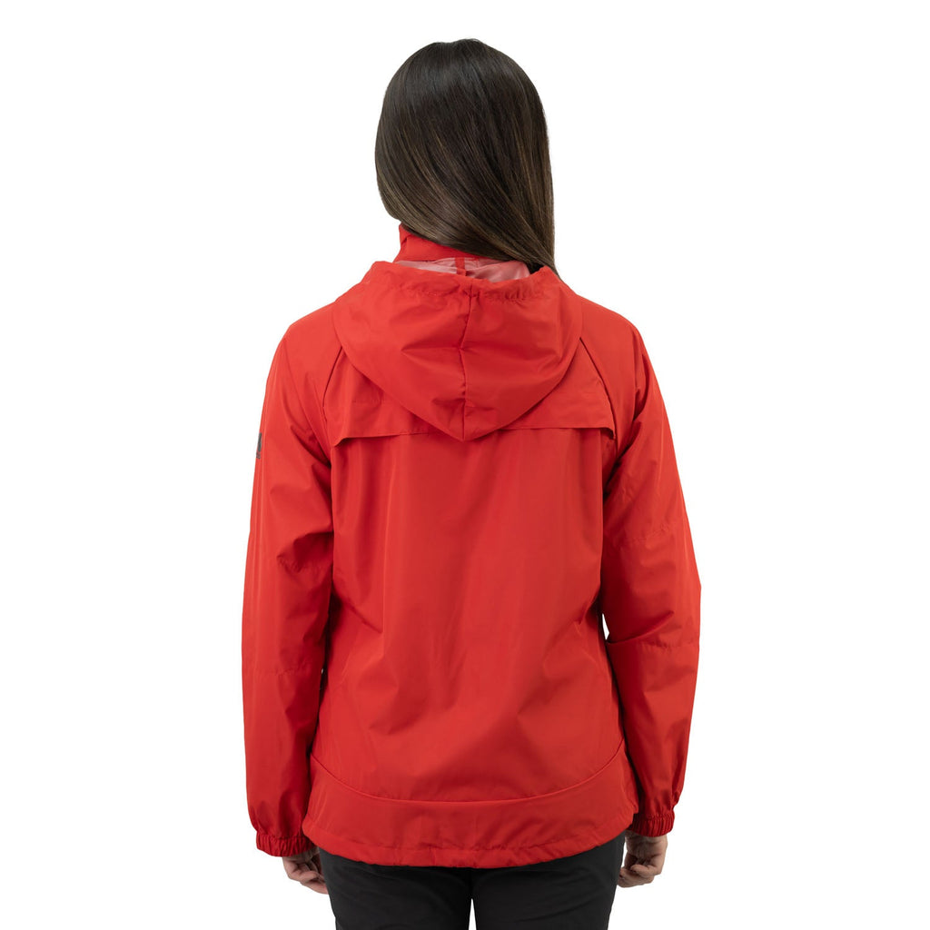 Cortaviento Vent Hardwork para mujer color rojo