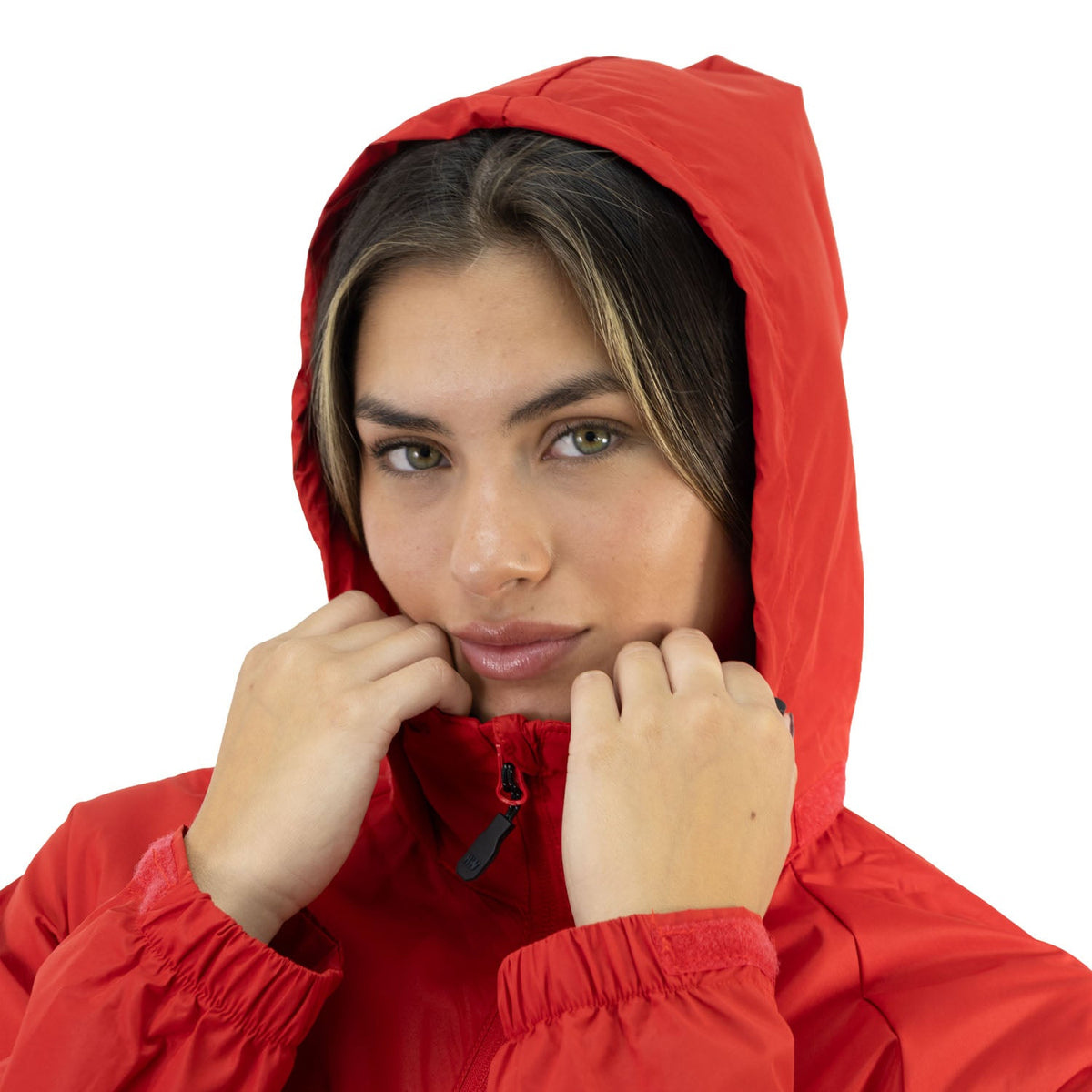 Cortaviento Vent Hardwork para mujer color rojo