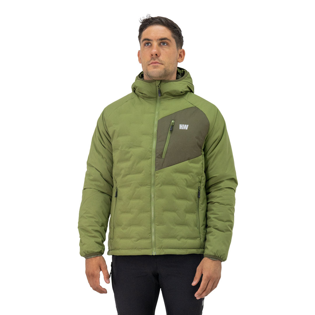 Parka Insulada Explorer Hombre color verde oliva